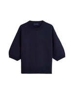 Pull Lise Navy en laine mérinos Soeur