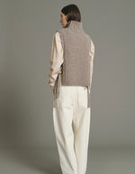 Pull Or Beige Gris plastron Soeur