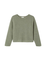 Pull Vitow Kaki multichiné en alpaga et laine – American Vintage