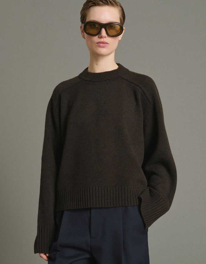 Pull Will Chocolat en laine mérinos Soeur
