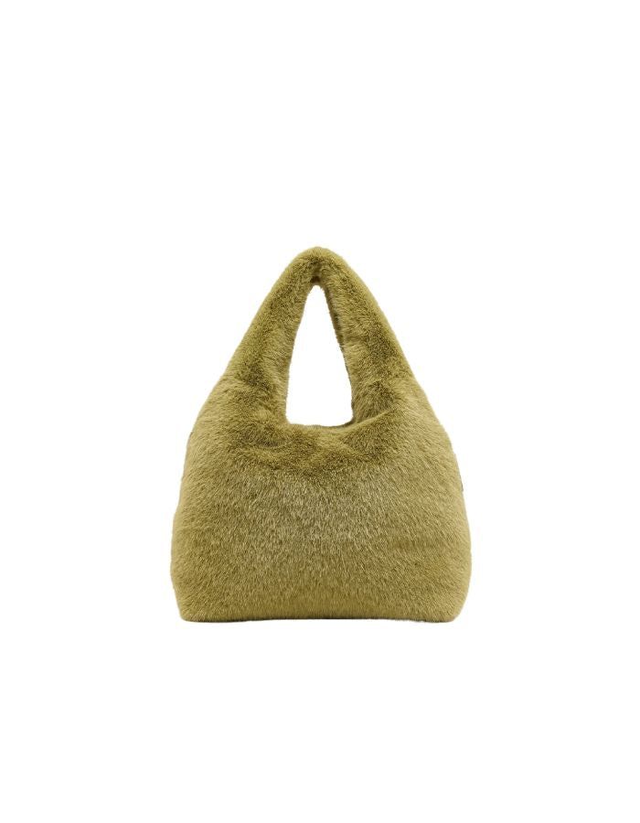 Sac Helga Tilleul en fausse fourrure Bellerose