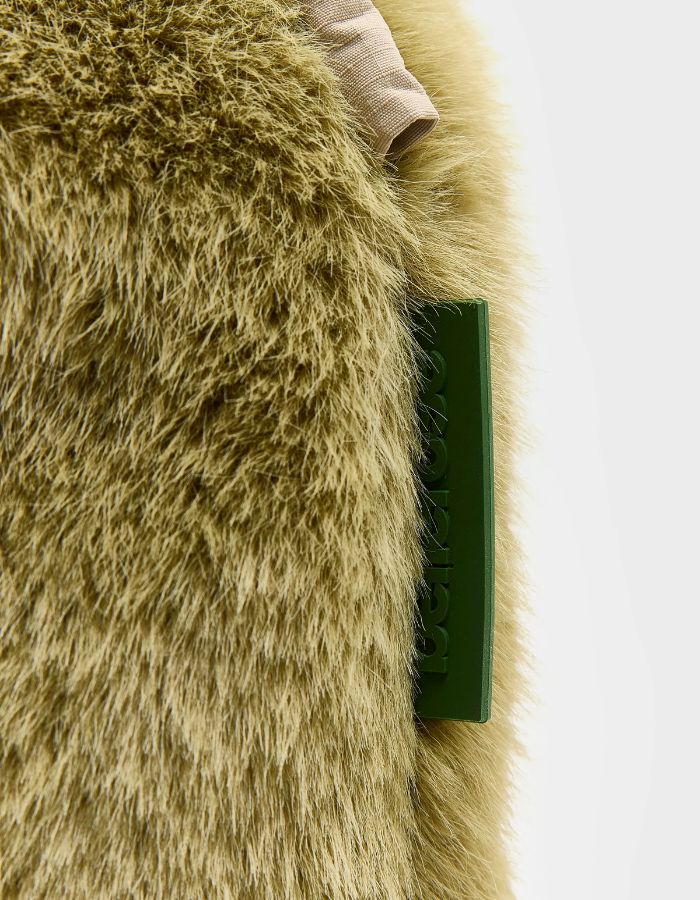 Sac Helga Tilleul en fausse fourrure Bellerose