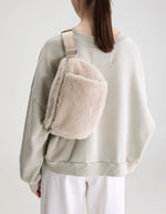 Sac banane manchon Hoswel Stone en fausse fourrure Bellerose