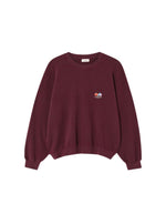 Sweat Ample Col Rond Atubay Lie de Vin American Vintage