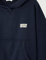 Sweat Capuche Plizzy Navy Vintage