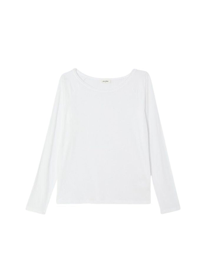 T-shirt femme Laloom blanc American Vintage