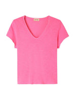 T-shirt femme Sonoma Pink Acid Fluo American Vintage