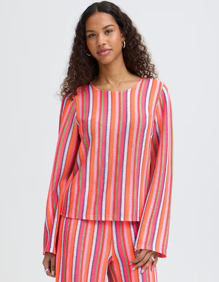 trinity-t-shirt-libella-maille-multicolore-ichi-2