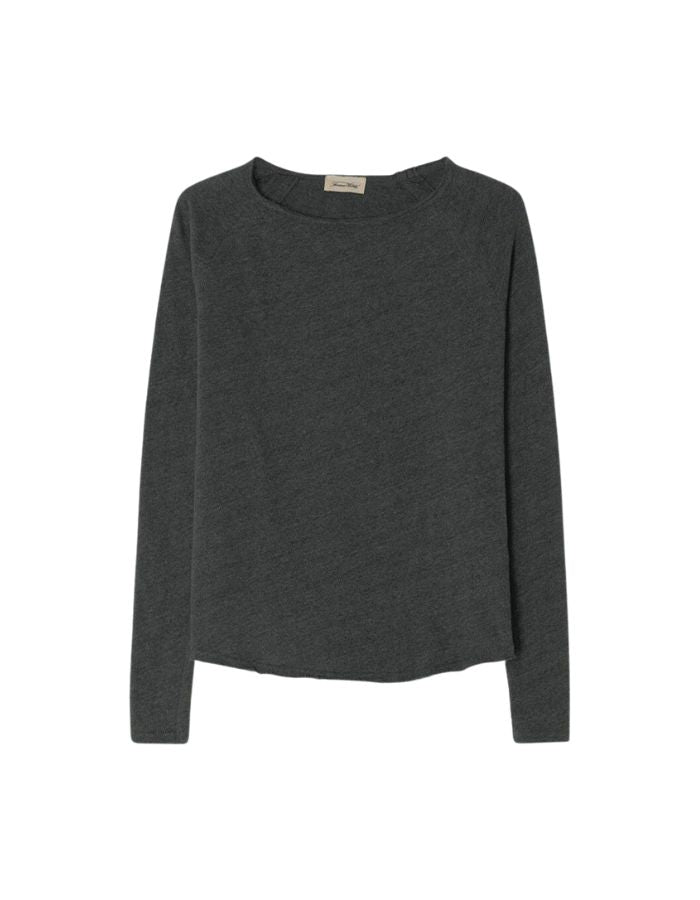 T-shirt Sonoma Manches Longues Noir Col Rond