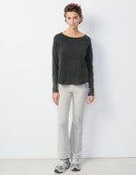 T-shirt Sonoma Manches Longues Noir Col Rond