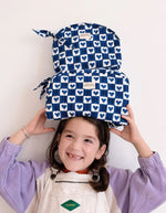 Trousse Make up Damier Bleu