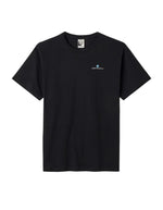 T-shirt à manches courtes pour homme en coton biologique kaki avec logo sérigraphié sur la poitrine et grand visuel au dos, modèle T-Shirt Classic Authentic Diamond Black couleur Kaki de la marque Jonsen Island.