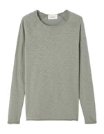 Découvrez le t-shirt épais pour homme Sonoma d'American Vintage couleur Argile Vintage. Un haut à manches raglan en coton flammé texturé au fini intérieur gratté doux.