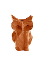 Grand Vase Owl Orange Marni x Serax, céramique brillante, design hibou stylisé.