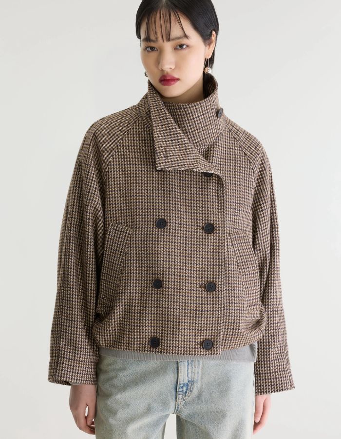 Veste Jackal Display A à carreaux pour femme Bellerose