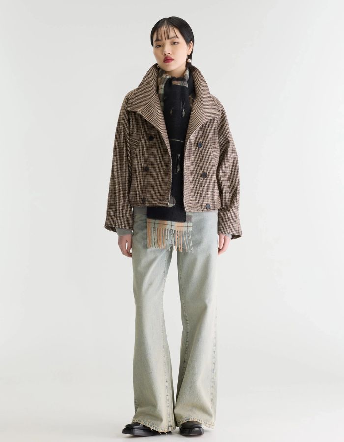 Veste Jackal Display A à carreaux pour femme Bellerose