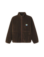Veste zippée Hoktown Marronnier Chiné American Vintage