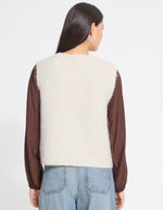 Gilet sans manches Panora Birch Melange – ICHI