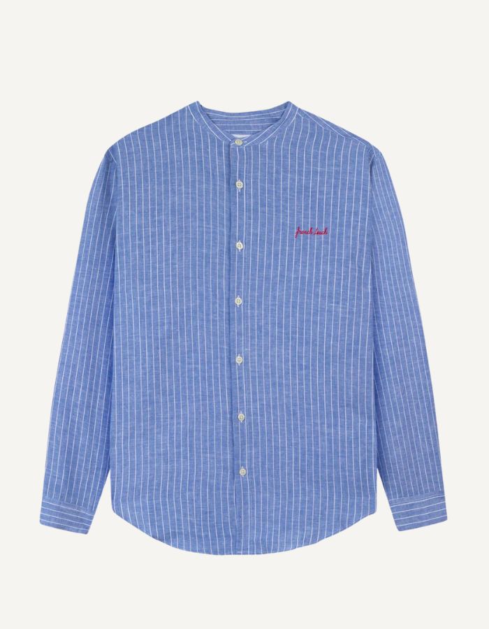 trinity-chemise-rennes-lin-rayée-bleue-maison-labiche