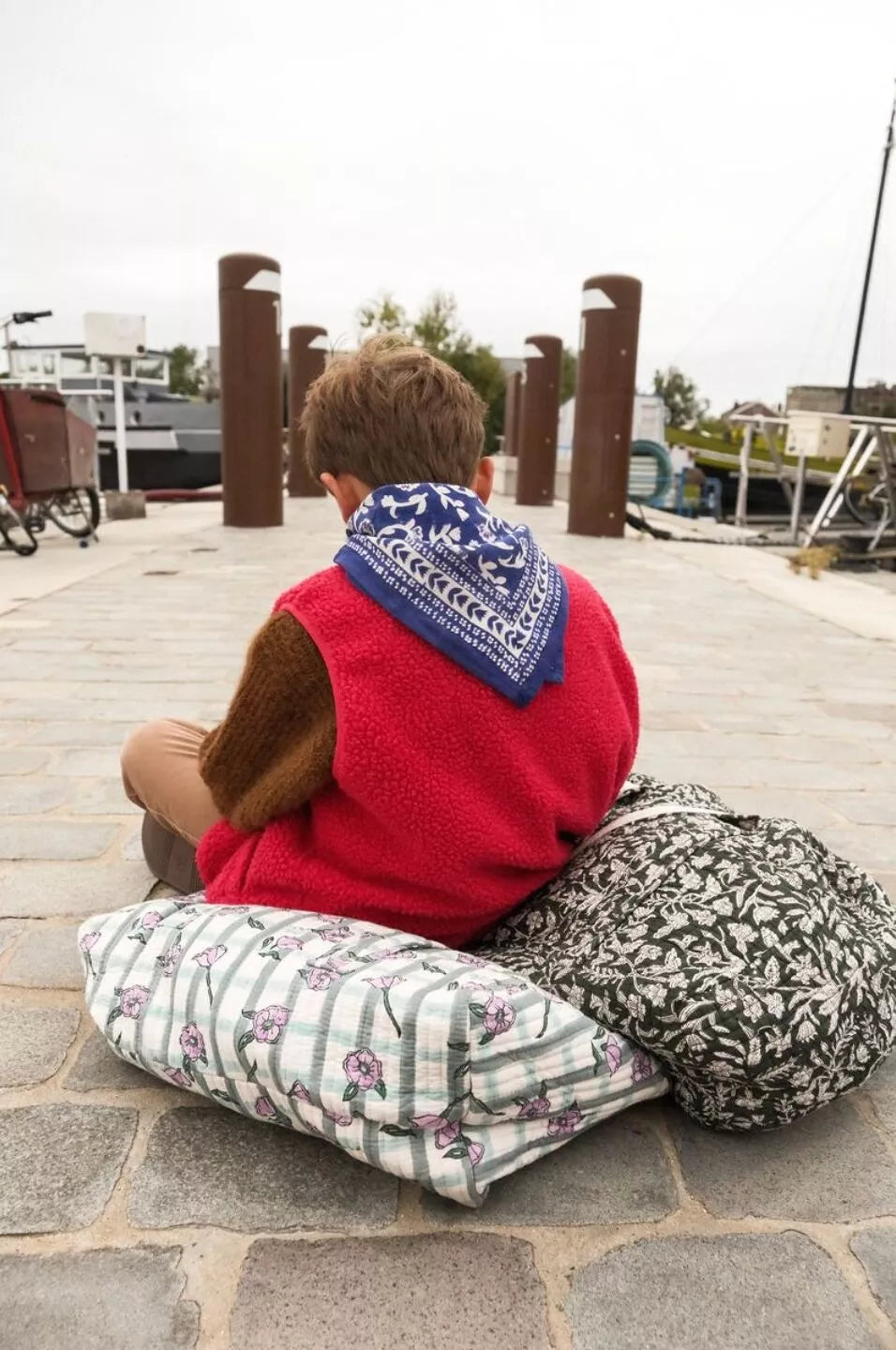 Foulard Mumbai Saphir 50cm