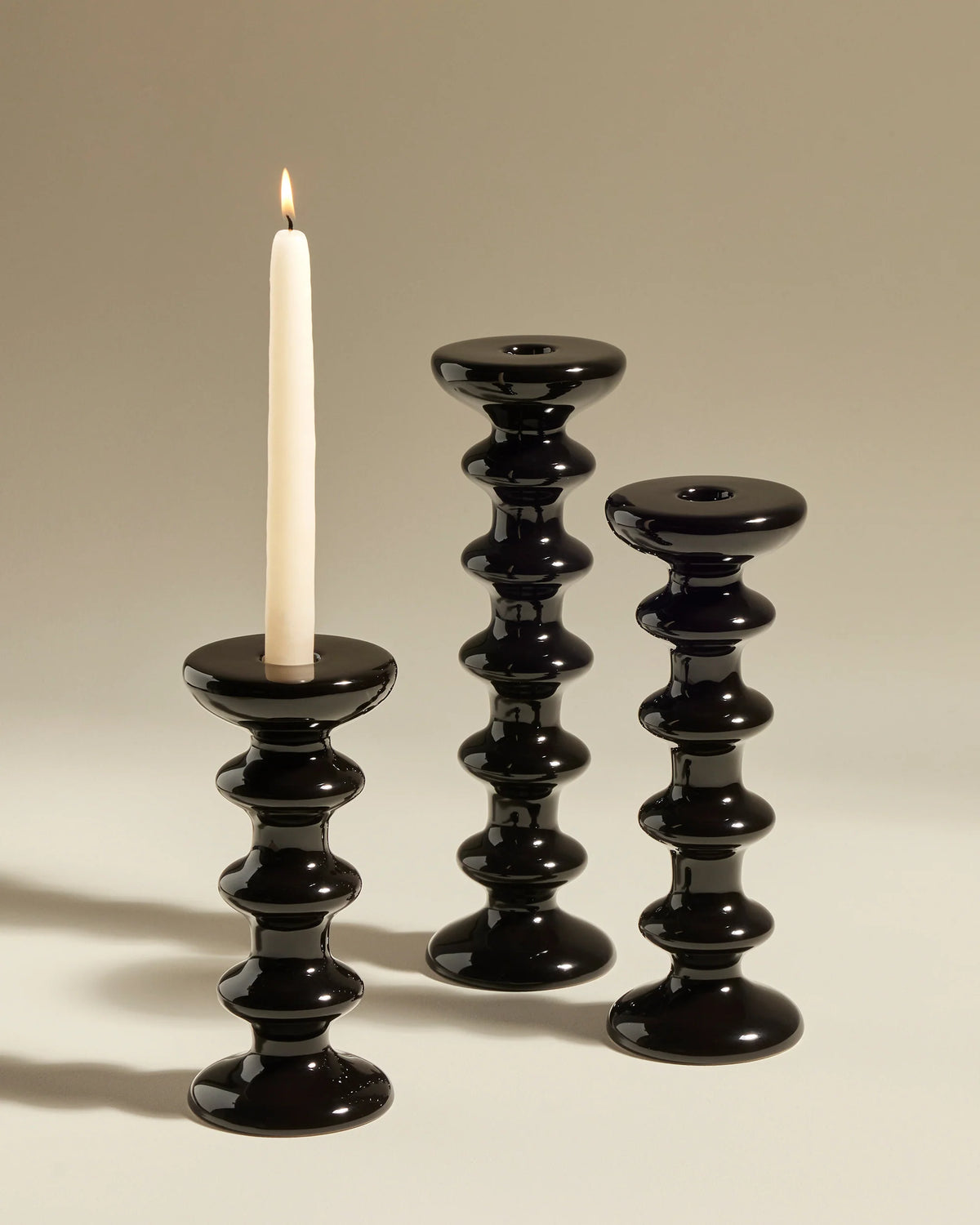 Bougeoir Slave Noir