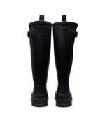 Talons des Bottes de pluie hautes lili fur smooth verbenas total black noir fourrees caoutchouc naturel