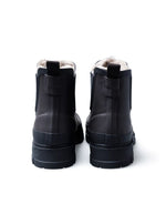 Talons des Bottines de pluie chelsea lua fur smooth verbenas marron noir fourrées caoutchouc naturel