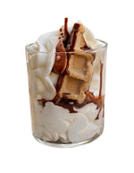 Bougie patissiere gaufre la savonnerie de bormes verrine gourmande trompe l oeil gaufre sucree