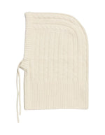 Cagoule femme en maille torsadee nambi cable balaclava pieces coloris gris whitecap gray.