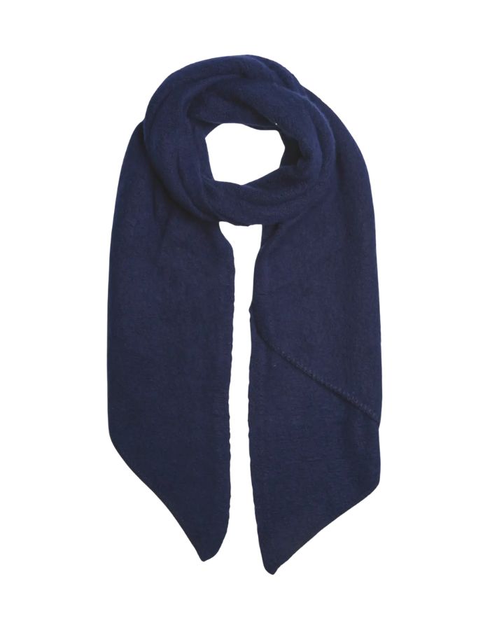 Grande echarpe longue xl bleue maritime blue pyron long scarf pieces 50x210cm