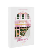 Kit de peinture au numero bakery patisserie rose et dalmatien avec peinture biosourcee marque All The Ways To Say