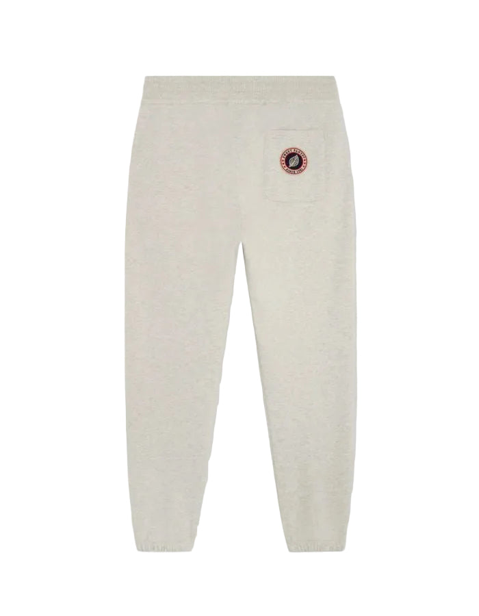 Dos du Pantalon de jogging unisexe iconic jogger jarre sweet pants molleton doux bas elastique patch feutrine