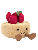 Peluche amuseables fleurette tarte aux fraises gateau peluche douce 11 cm jellycat.