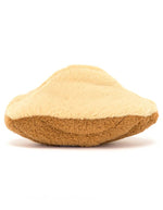 Dos de la Peluche amuseables margaux madeleine gateau dore ultra doux 10 cm jellycat