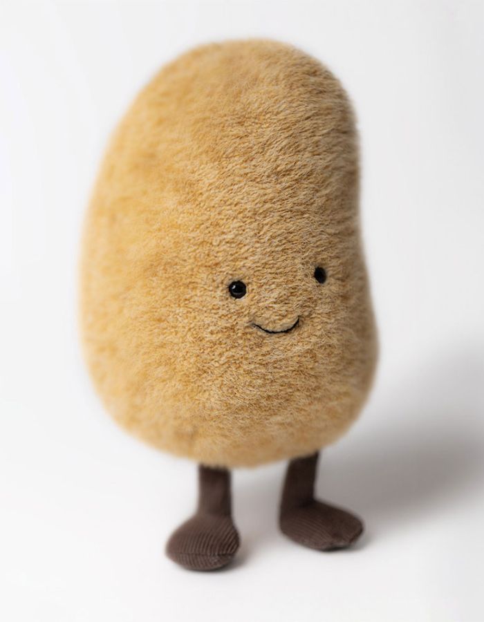 Matière de la Peluche amuseables graham potato pomme de terre marron ultra douce 19 cm jellycat.