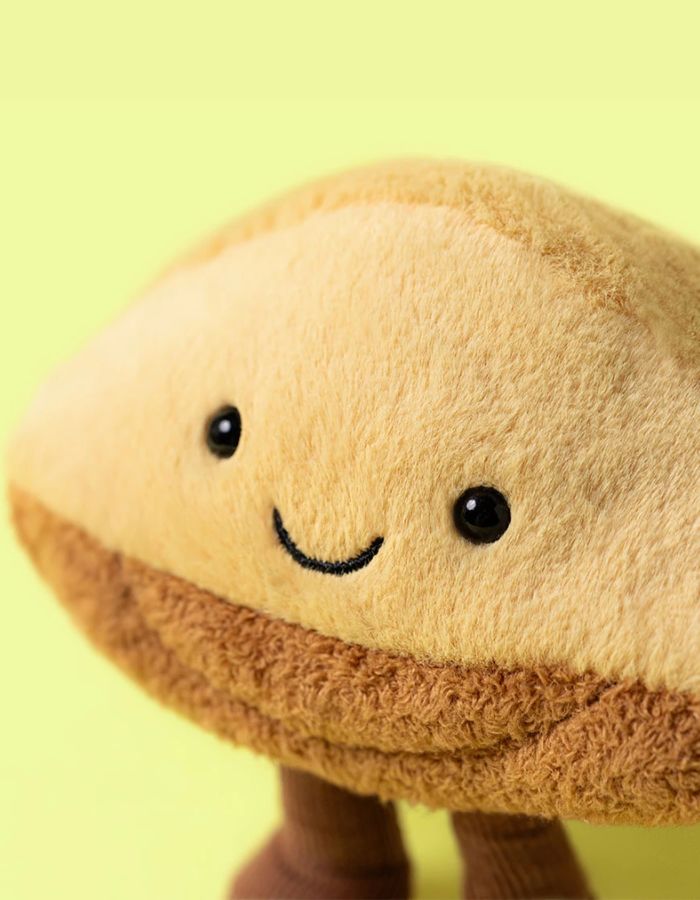 Matière de la Peluche amuseables margaux madeleine gateau dore ultra doux 10 cm jellycat