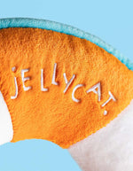 Matière de la Peluche amuseables life ring bouee de sauvetage orange et blanche 33 cm jellycat