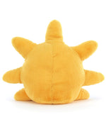 Dos de la Peluche amuseables sun grand soleil jaune ultra doux 31 cm jellycat.