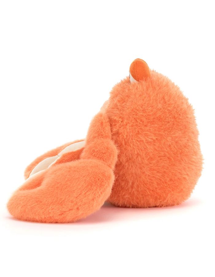 Profil de la Peluche pinchsnap crab crabe orange ultra doux 17 cm jellycat