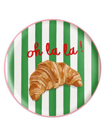 Set de table vinyle podevache croissant style bistrot parisien illustration retro