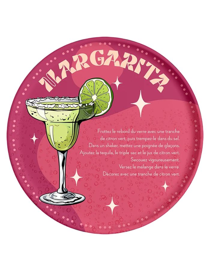 Set de table vinyle podevache margarita motif colore festif fabrique en france