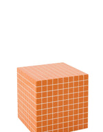 Trinity-table-appoint-cube-damier-orange-blanc-jolipa-3