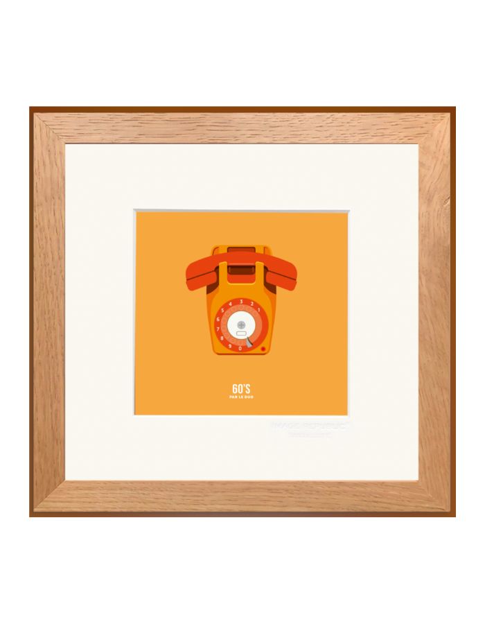 trinity-affiche-encadree-leduo-telephone-orange-image-republic-1