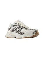 Baskets 9060 Beige Léopard Linen avec Sea Salt