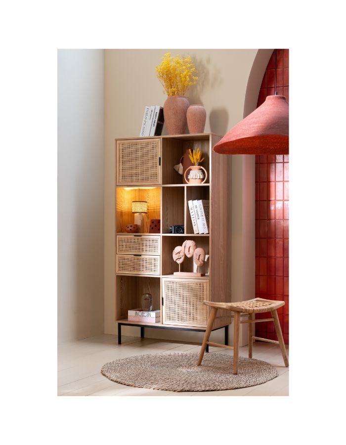 Bibliothèque Métal et MDF