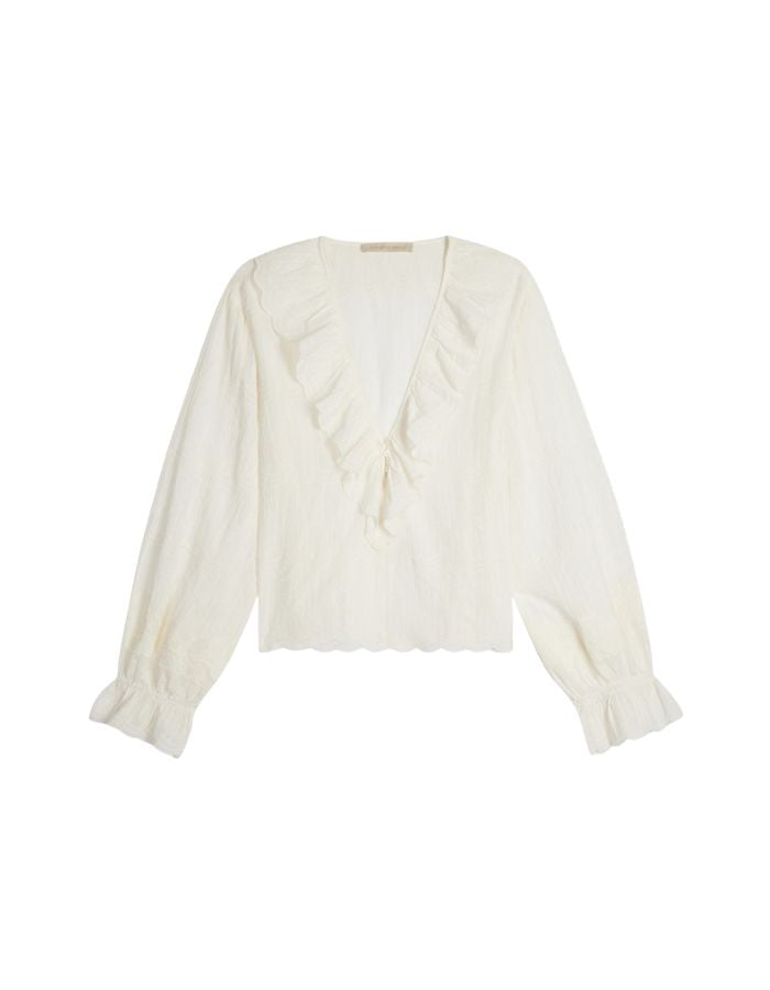 Blouse brodée Helea écrue Vanessa Bruno