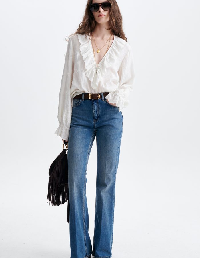 Blouse brodée Helea écrue Vanessa Bruno