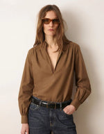 Blouse Juulivo Marron Laurence Bras 