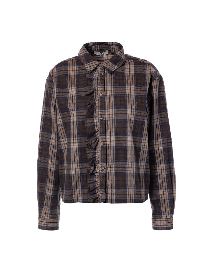 Blouse Parole Blue Sand Check – JC Sophie