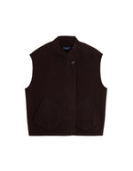 Blouson sans manches Adeline Marron Foncé Soeur